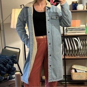 Tna golden Murad coat - light denim